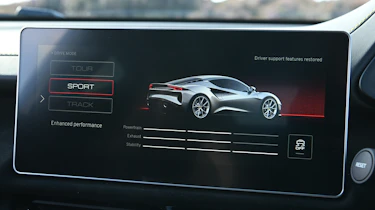 Lotus Emira - infotainment screen