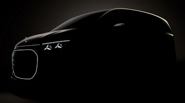 Mercedes VLE teased - front 3/4 in camoflage
