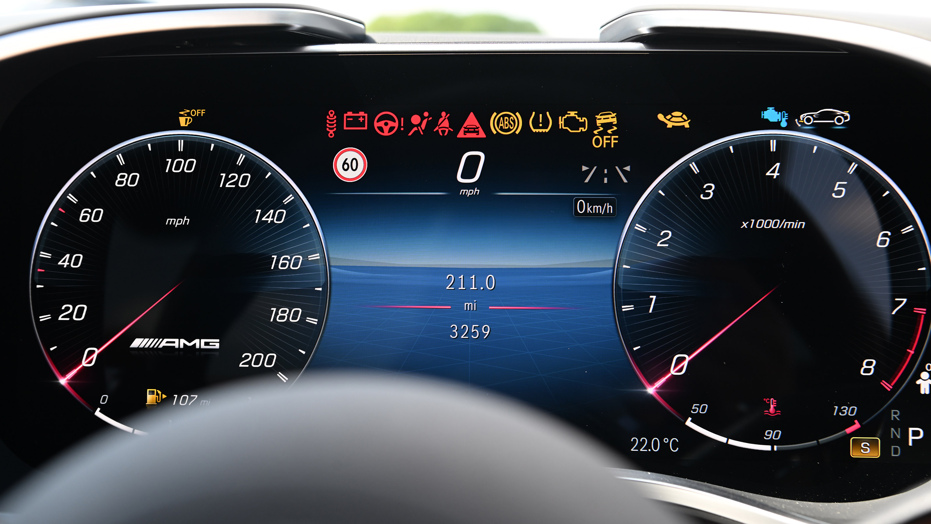 Mercedes-AMG GT 55 - dials