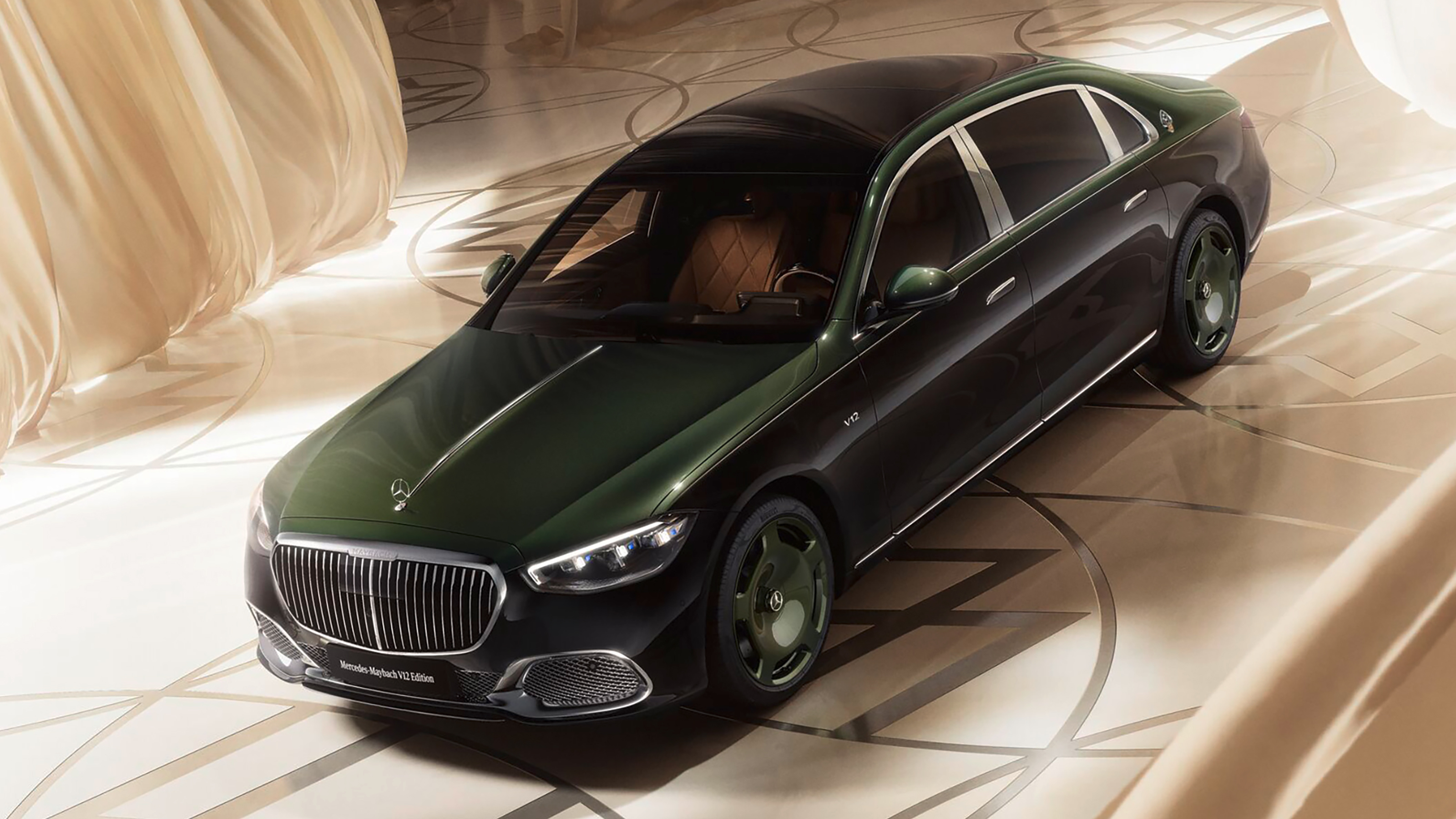 New Mercedes-Maybach V12 Edition - front overhead