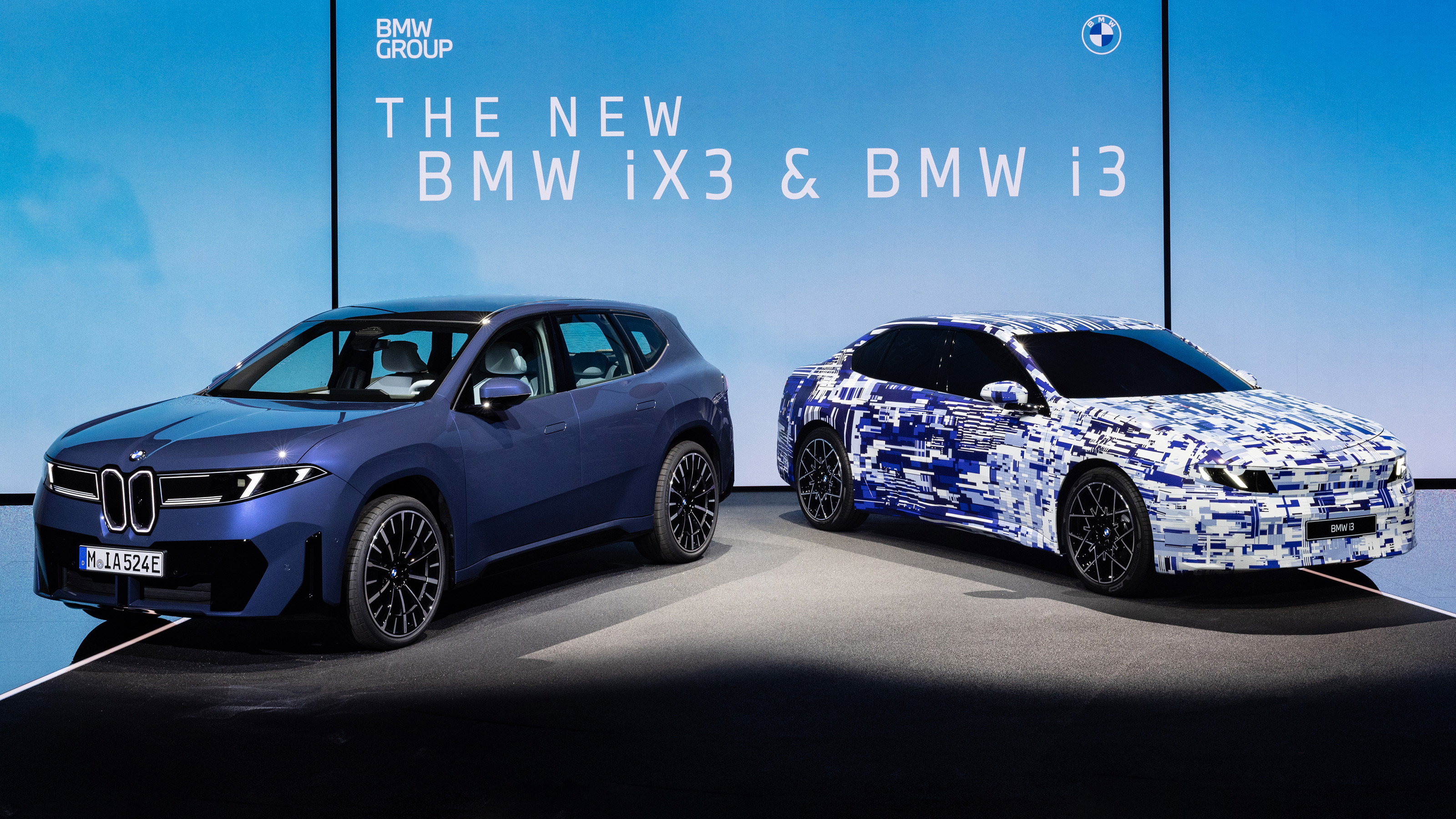 New BMW i3 and iX3 - front static 