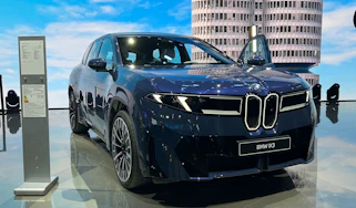 New BMW iX3 at the Munich Motor Show - front static
