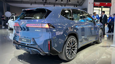 New BMW iX3 at the Munich Motor Show - rear static