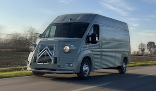 New Citroen Type H EV - front tracking