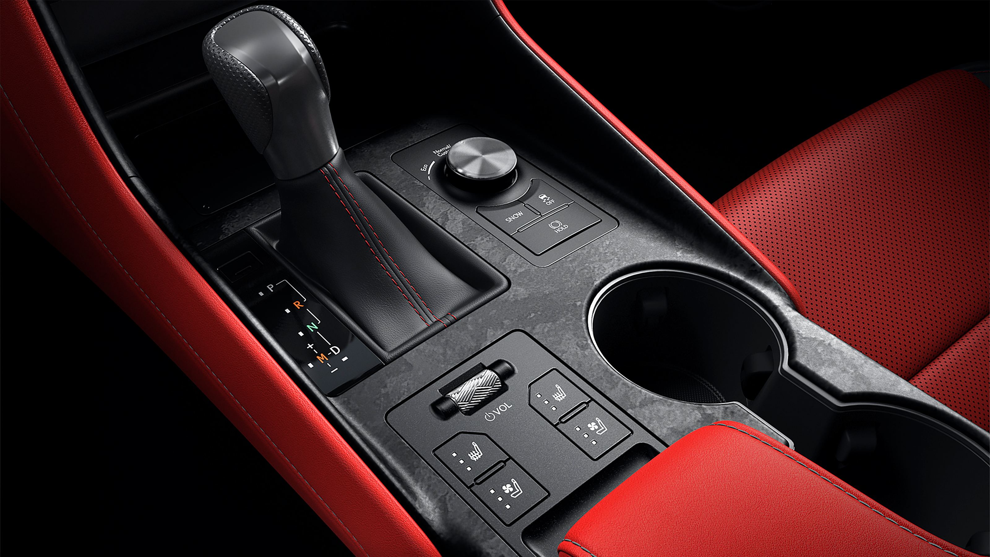 New Lexus IS - centre console
