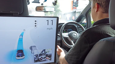 self driving Nissan Leaf Mk2 Alastair Crooks