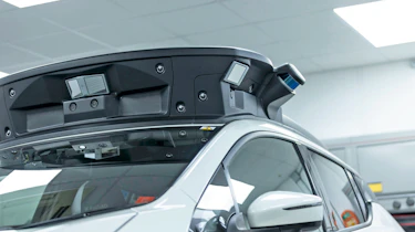 self driving Nissan Leaf Mk2 Alastair Crooks lidar