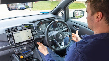 self driving Nissan Leaf Mk2 Alastair Crooks