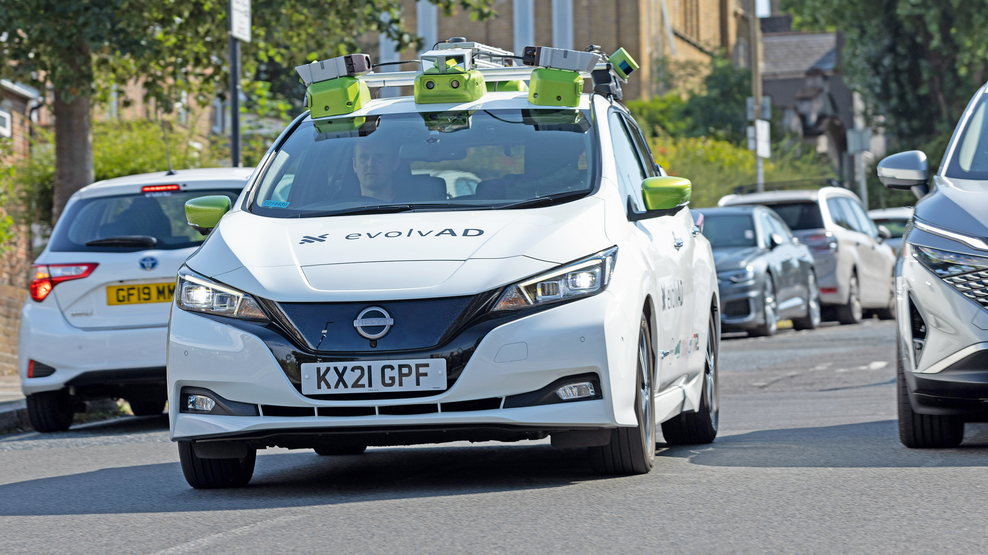 self driving Nissan Leaf Mk2 Alastair Crooks