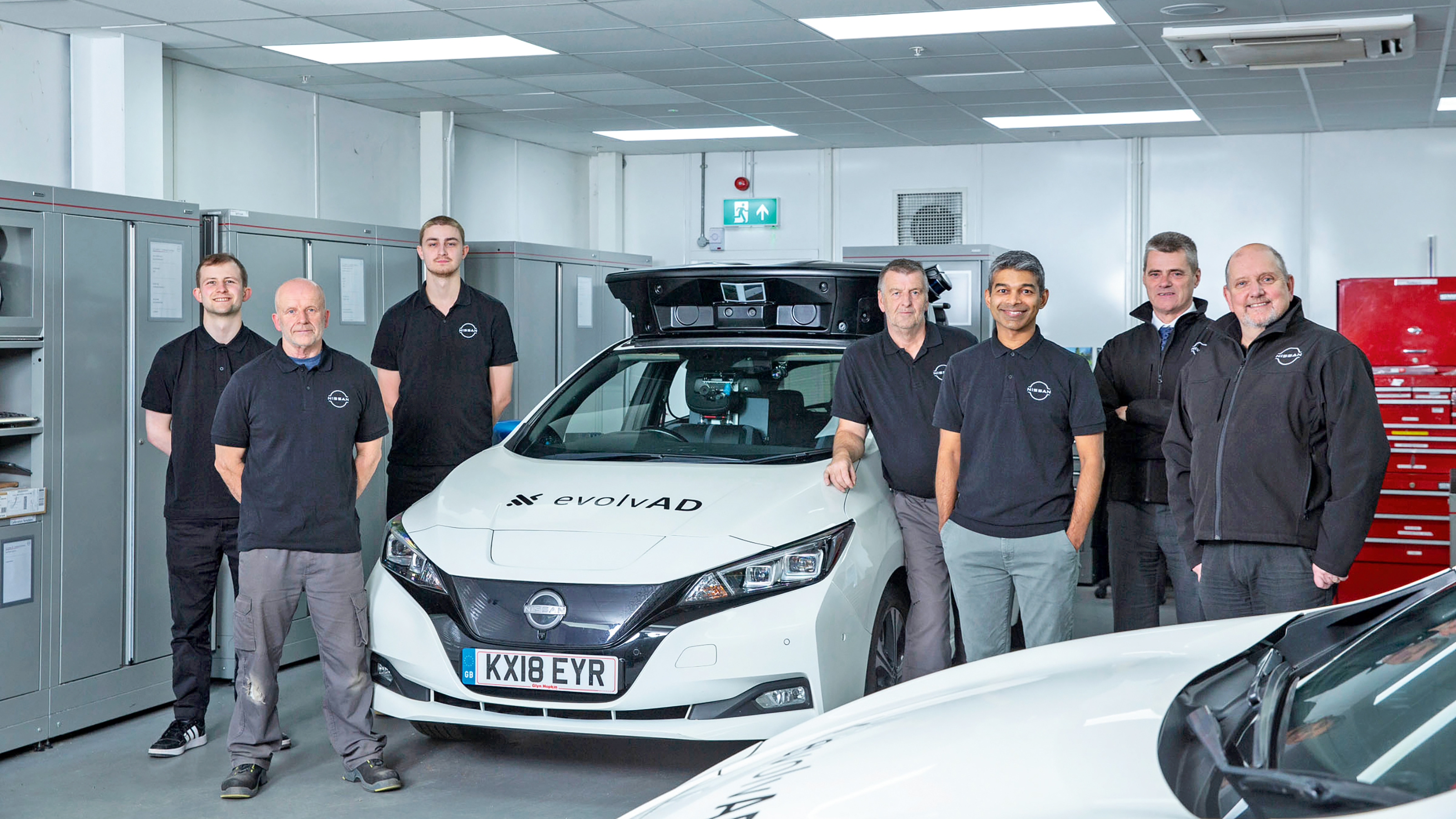 self driving Nissan Leaf Mk2 Nissan team