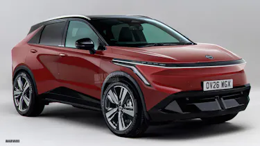 Nissan Qashqai electric render Avarvarii - front 3/4