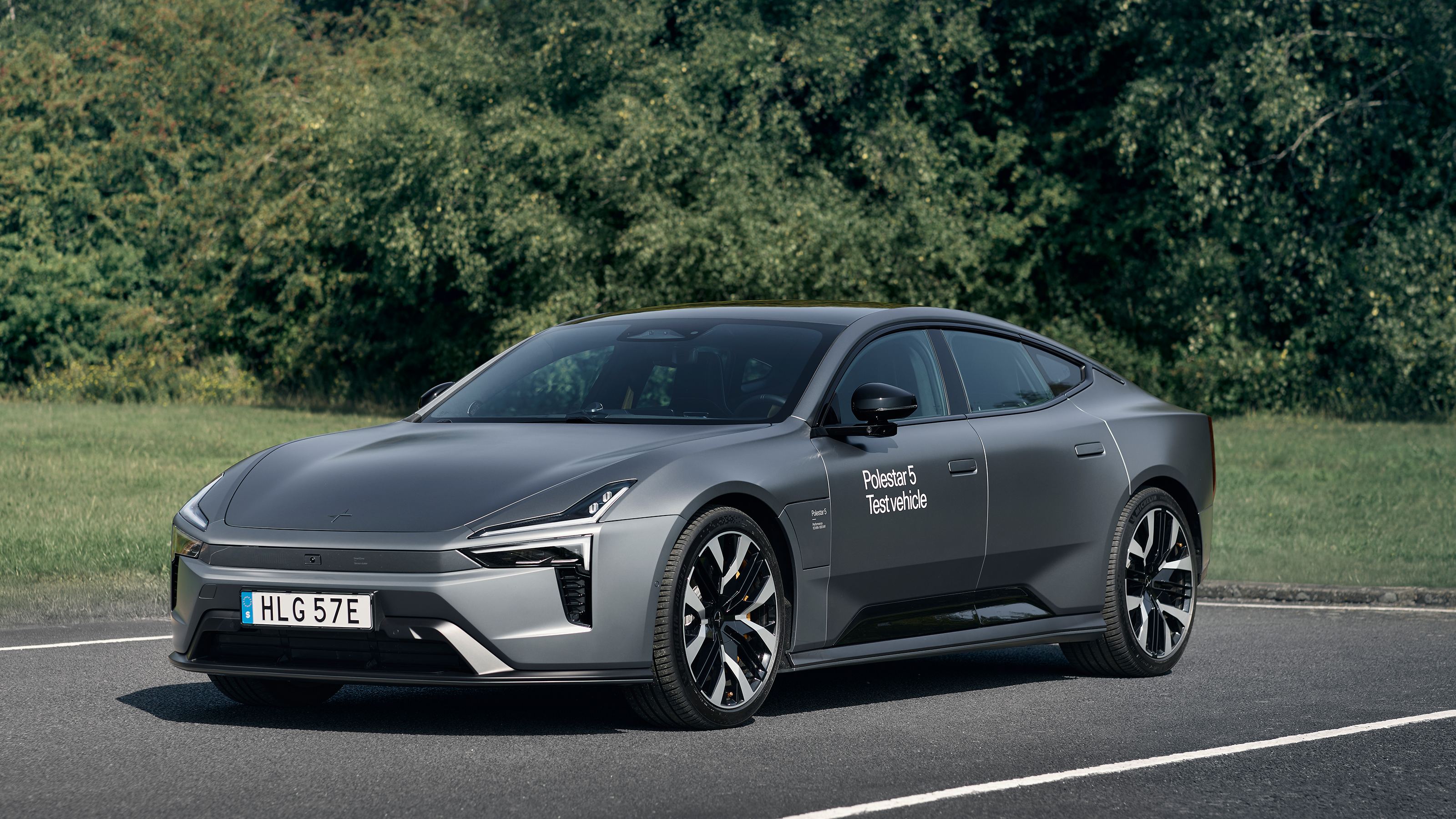 New Polestar 5 production car -  front static