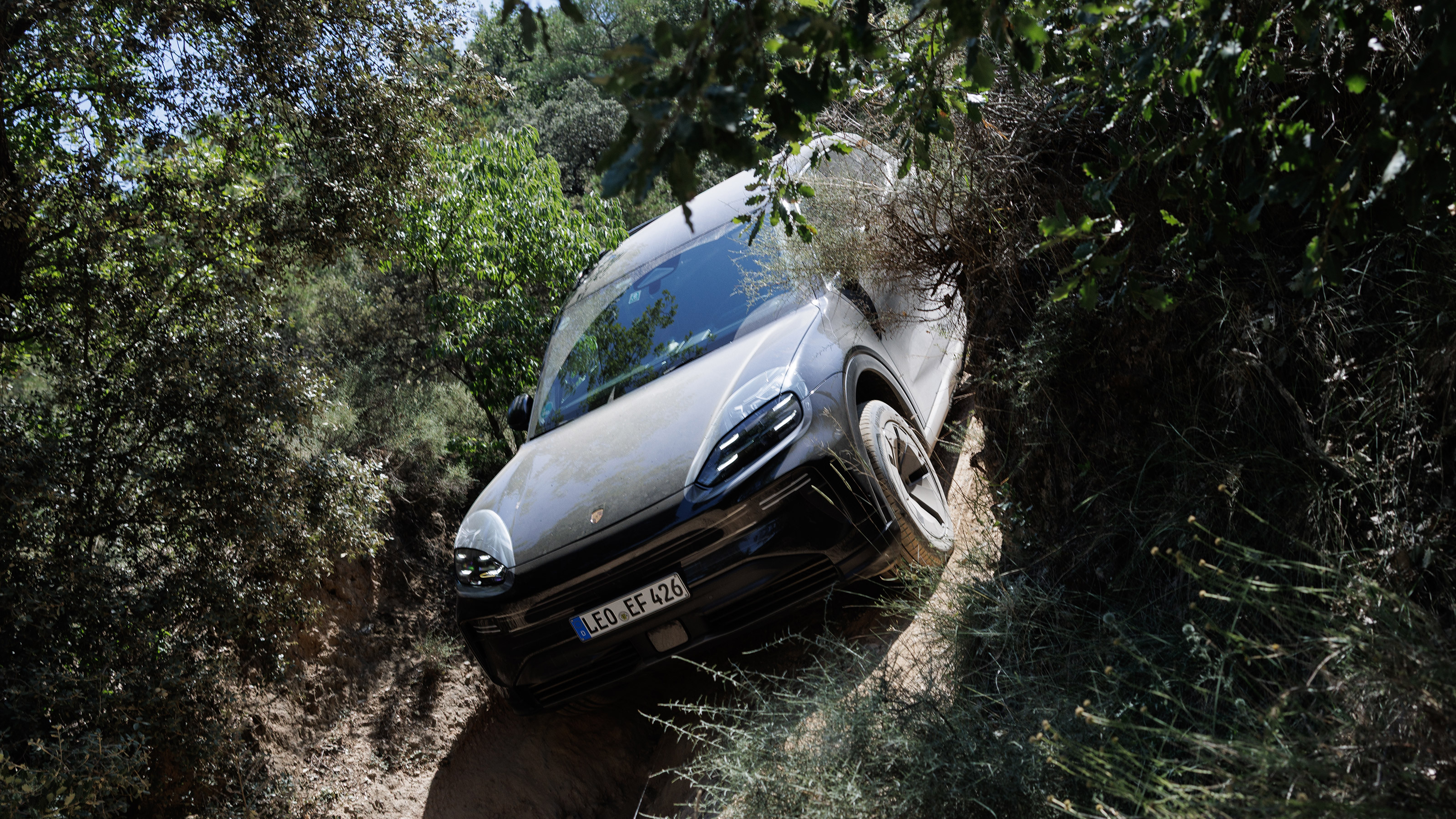Porsche Cayenne Electric - front off-road