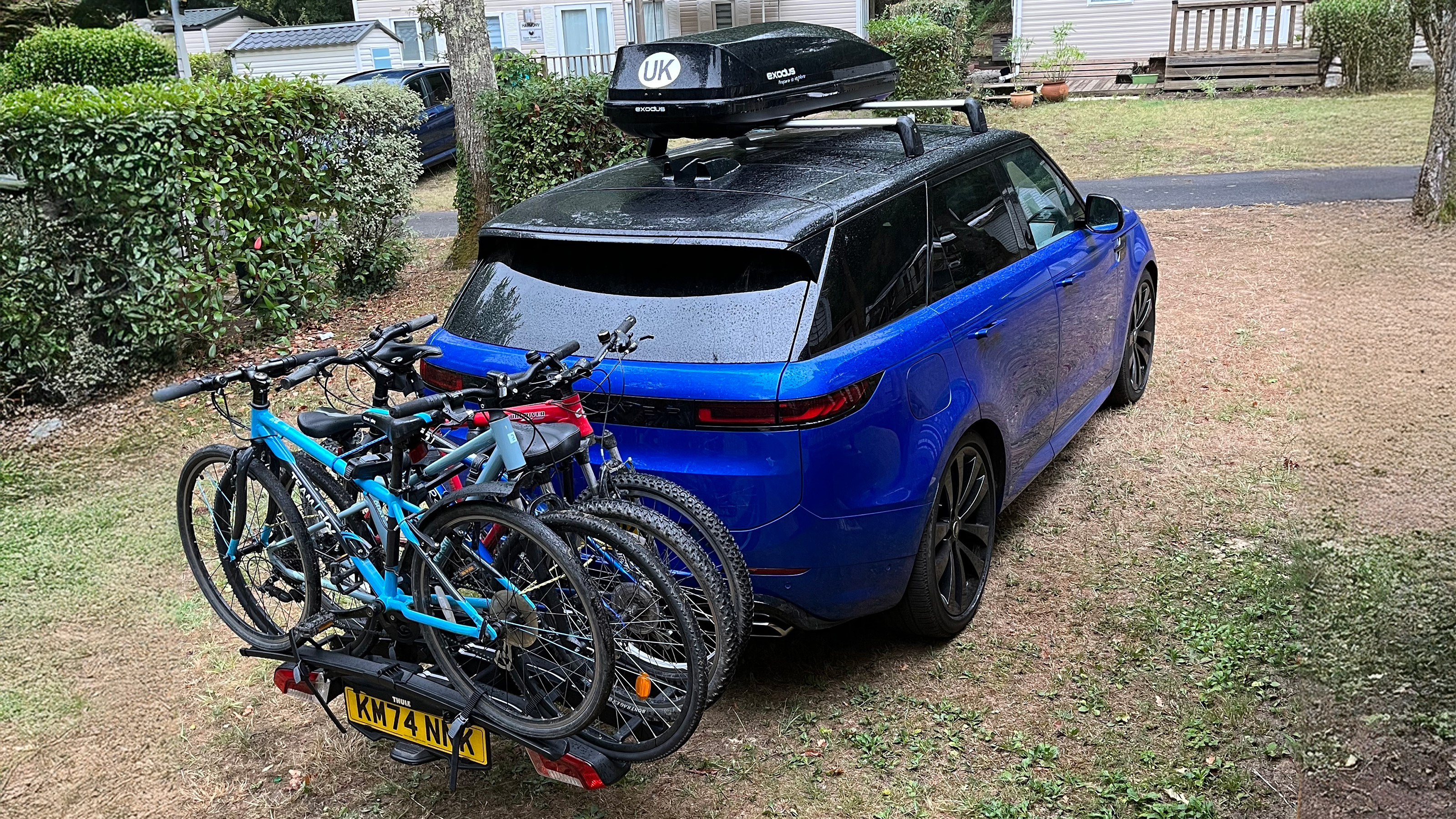 Range Rover Sport long-term - bikes on the back