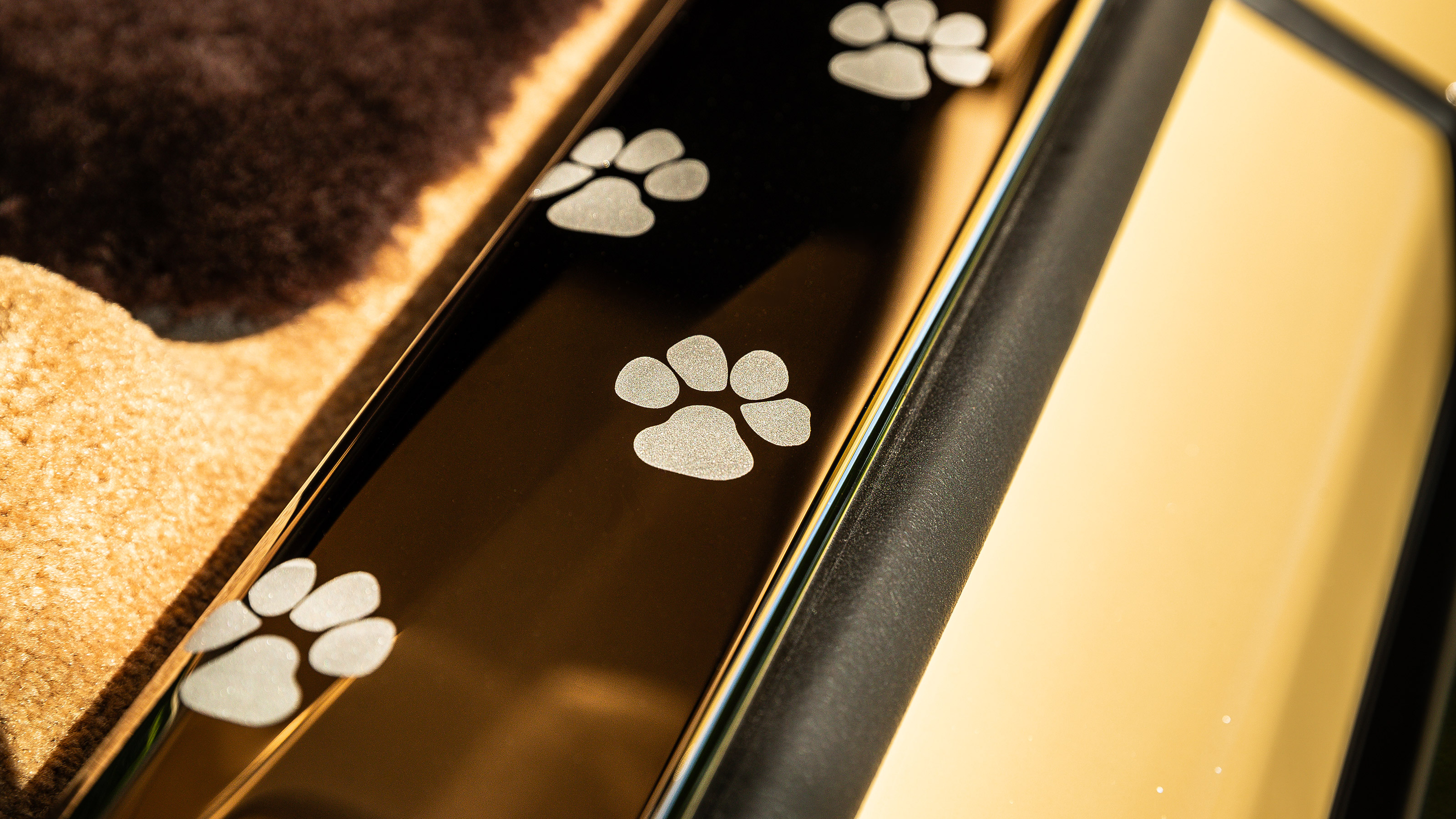 Rolls-Royce Spectre Bailey - paw prints