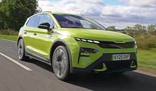 New Skoda Elroq vRS UK - front tracking