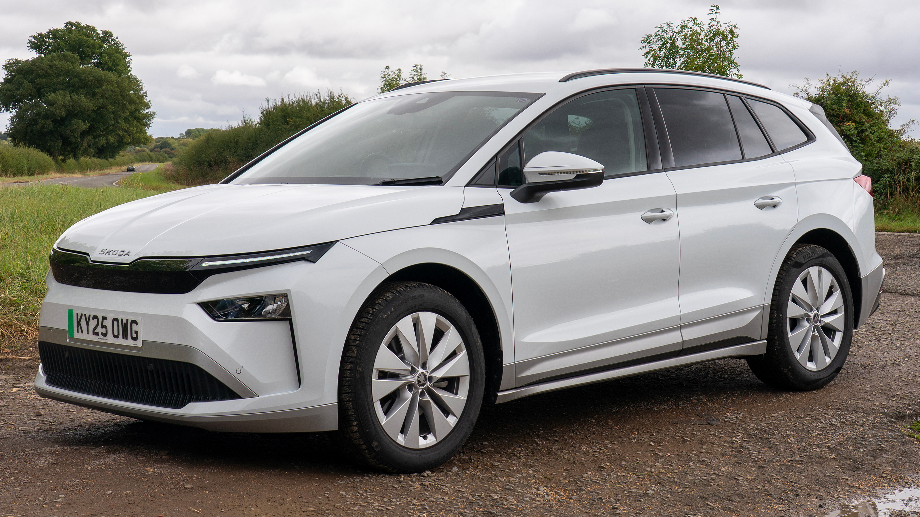 Skoda Enyaq - front angled