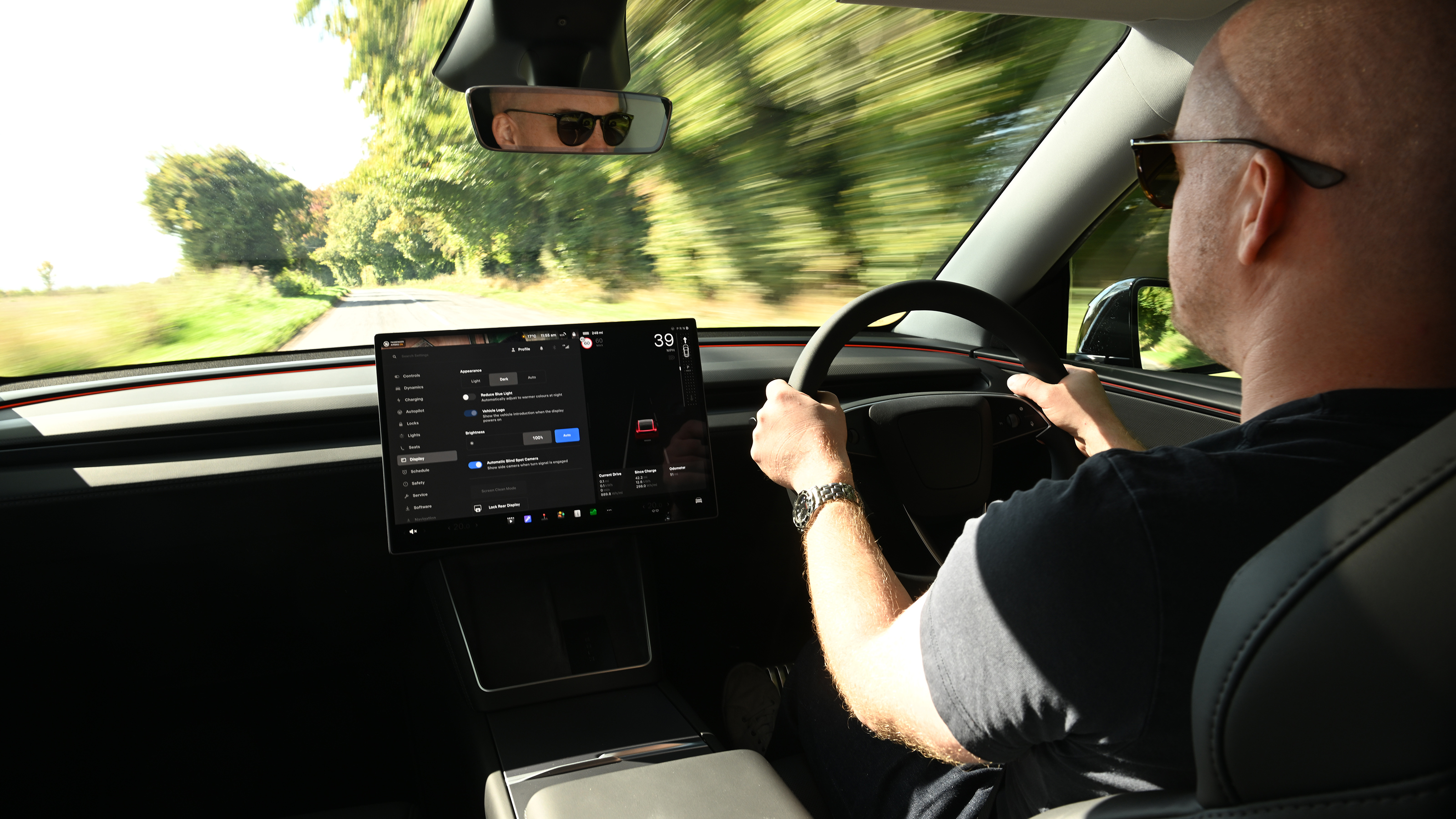 Tesla Model Y Performance 2025 - Alex Ingram driving