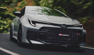 Toyota GR Corolla - front tracking