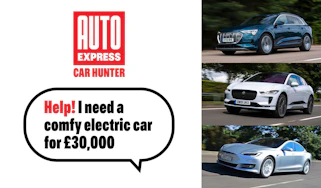 Used Car Hunter - comfy EVs for commuting for £30k, header image