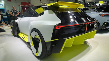 Vauxhall Corsa GSE Vision Gran Turismo concept at Munich Motor Show - rear static
