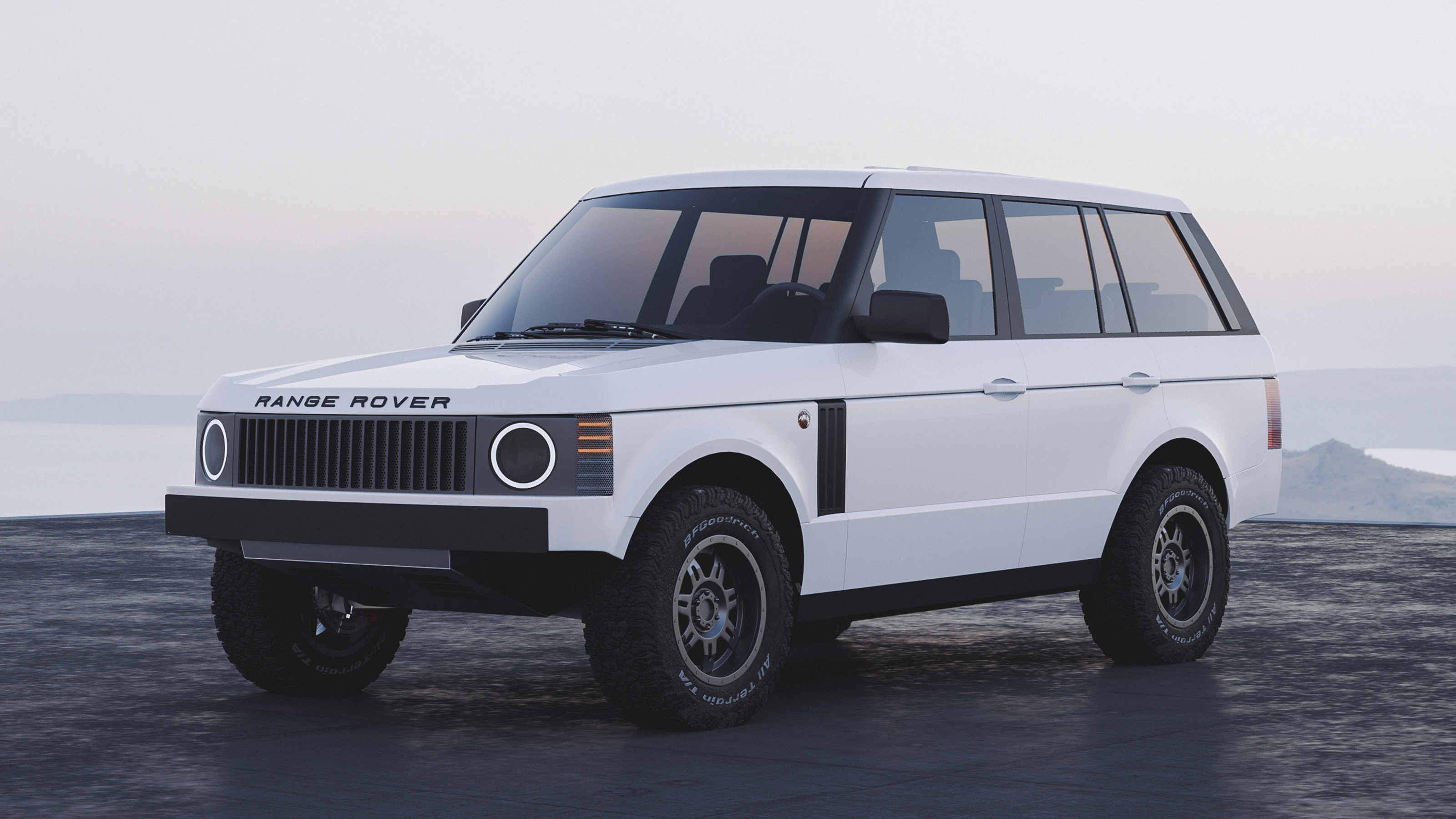 Range Rover L322 restomod by Velvet Motorworks - front static 