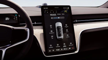 Volvo EX90 2025 updates screen