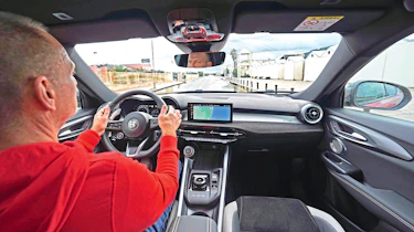 Holger Preiss driving the Alfa Romeo Tonale facelift