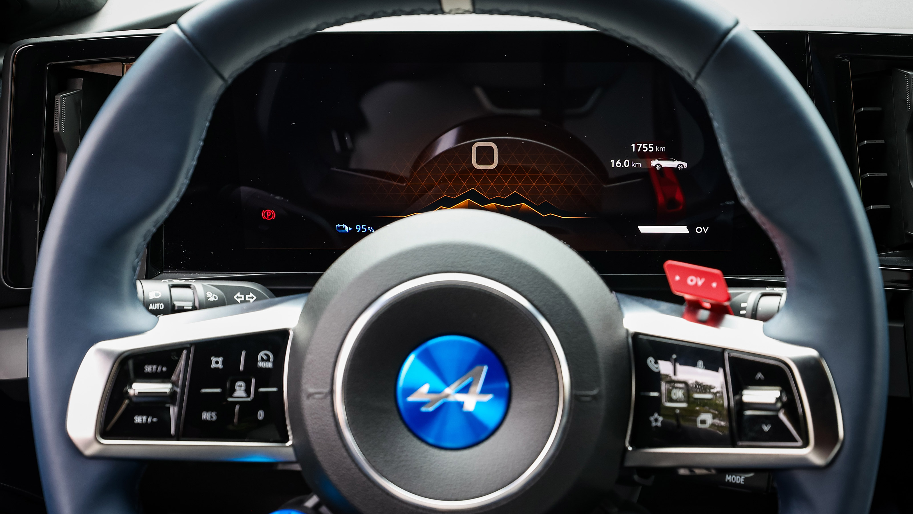 Alpine A390 - dials