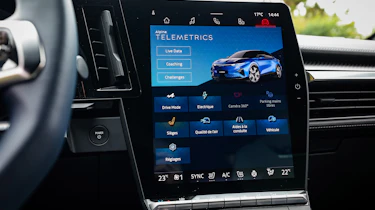 Alpine A390 - screen
