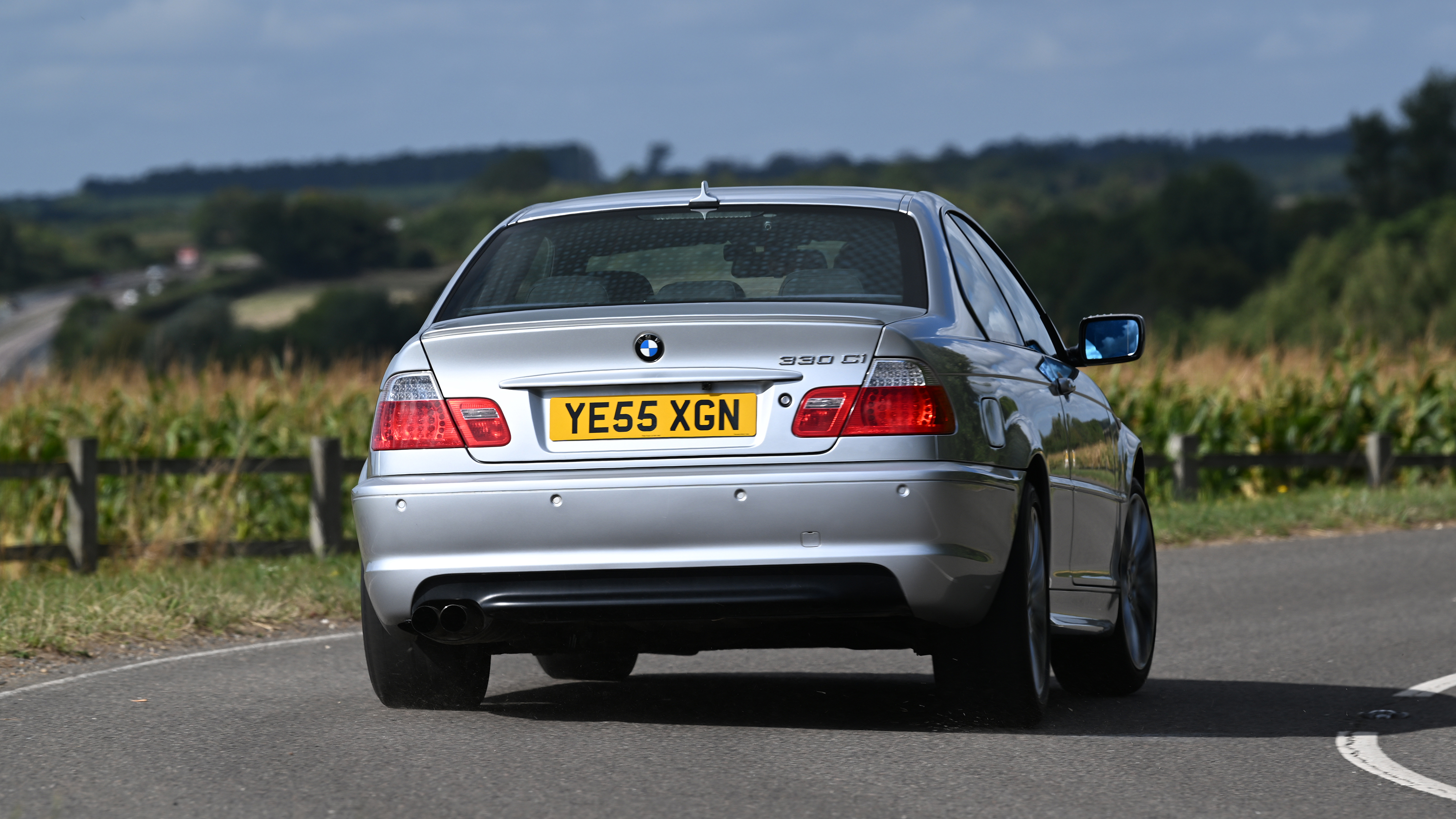 Upgraded eBay BMW 330Ci - rear cornering 