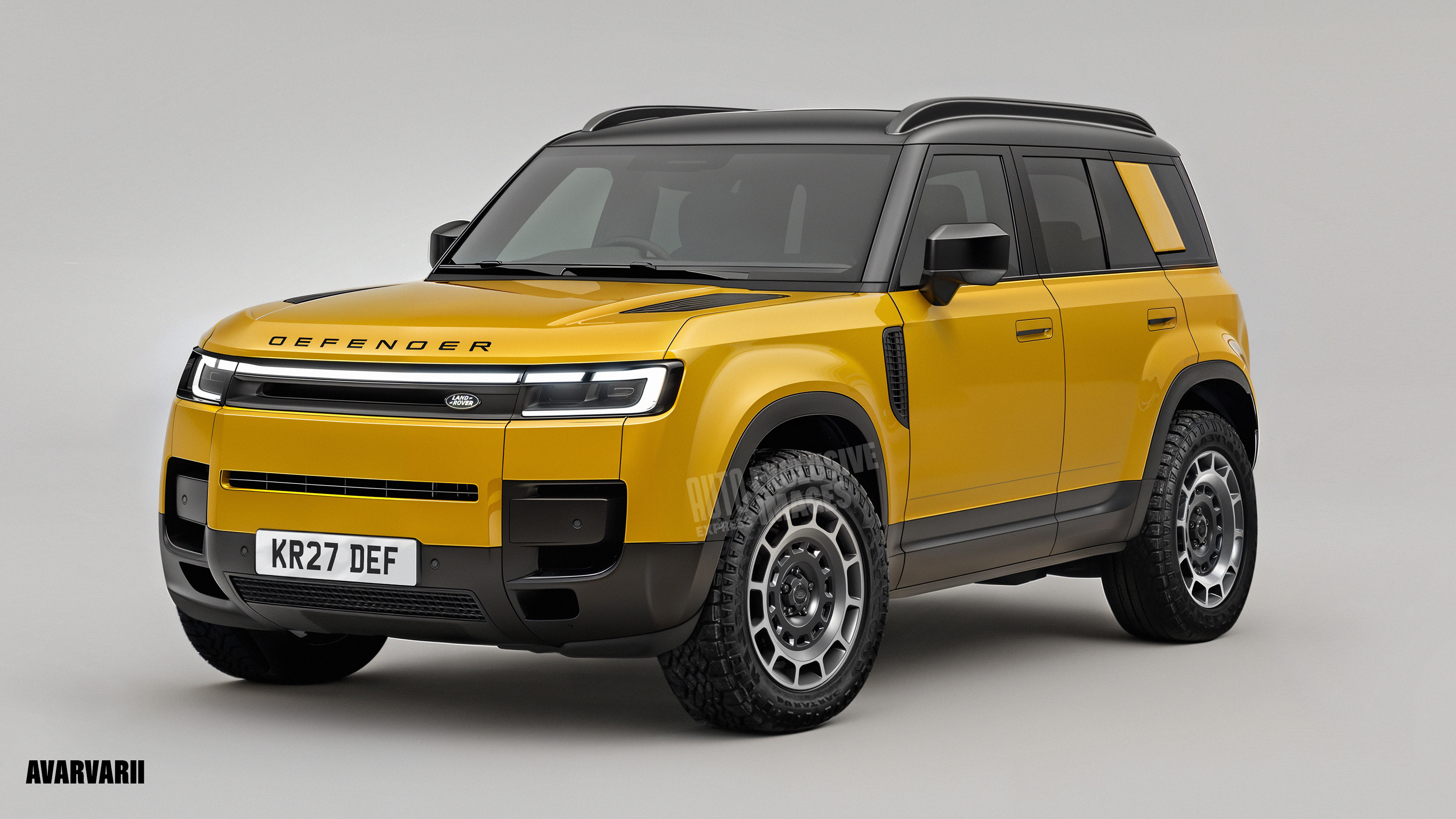 New baby Land Rover Defender render - watermarked
