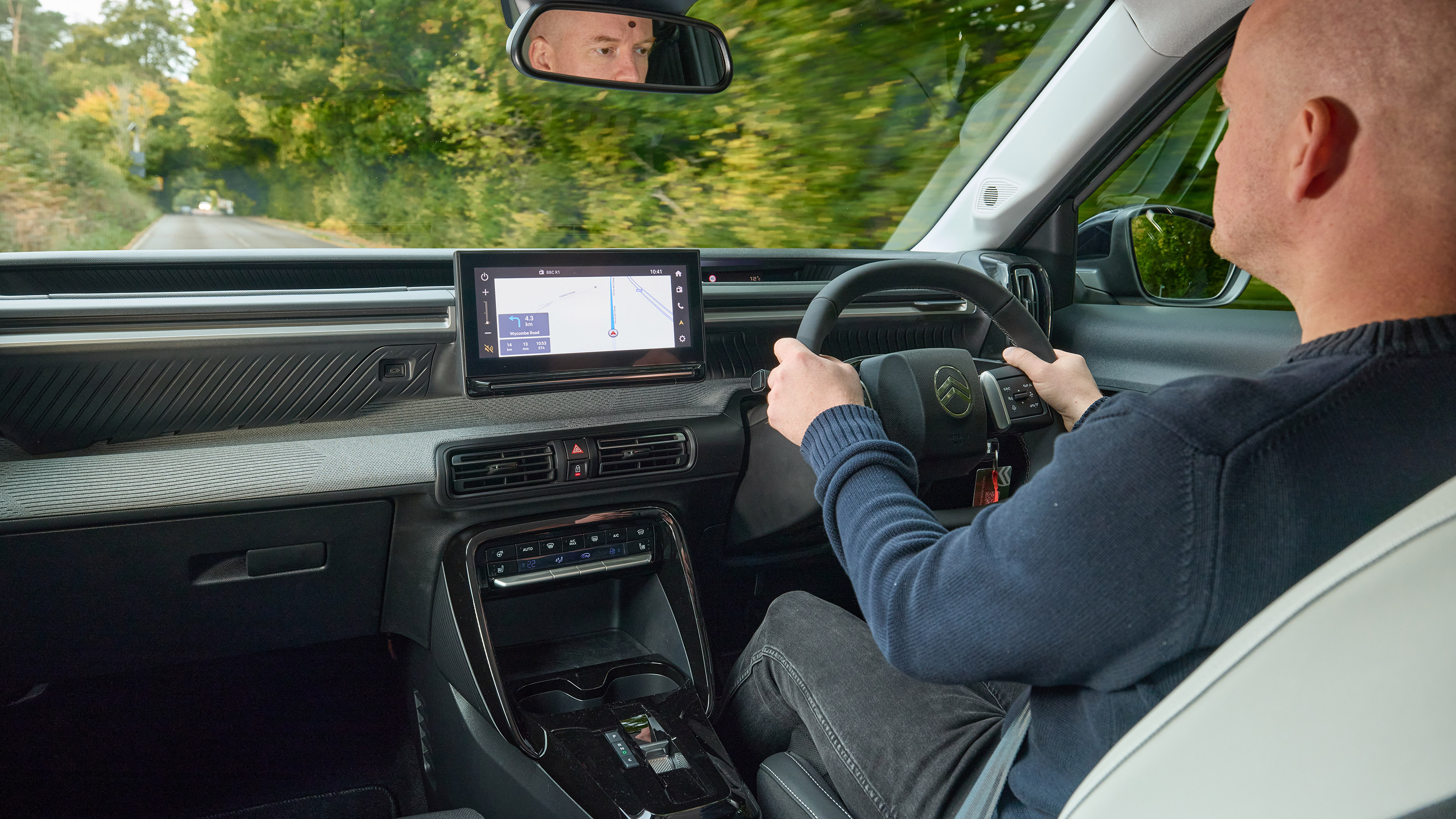 Alex Ingram driving the Citroen C3 Aircross