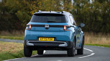 Citroen C3 Aircross being driven in the UK - rear cornering