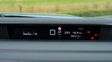 Citroen C3 Aircross being driven in the UK - digital drivers display