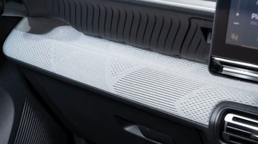 Citroen C3 Aircross being driven in the UK - passenger side dashboard