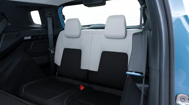 Citroen C3 Aircross being driven in the UK - third row of seats
