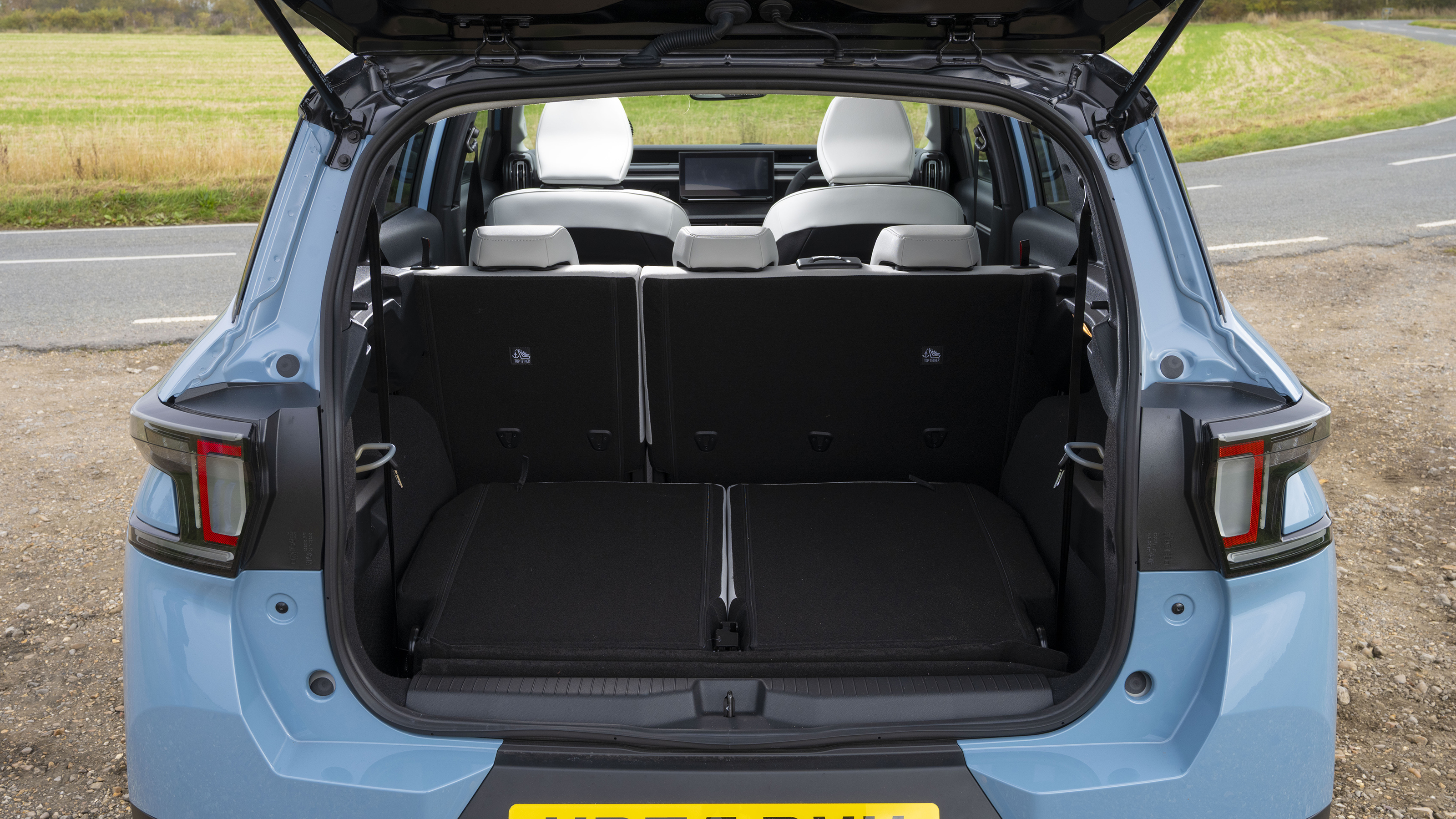 Citroen C3 Aircross being driven in the UK - boot 