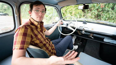 Classic Fiat 600 interior