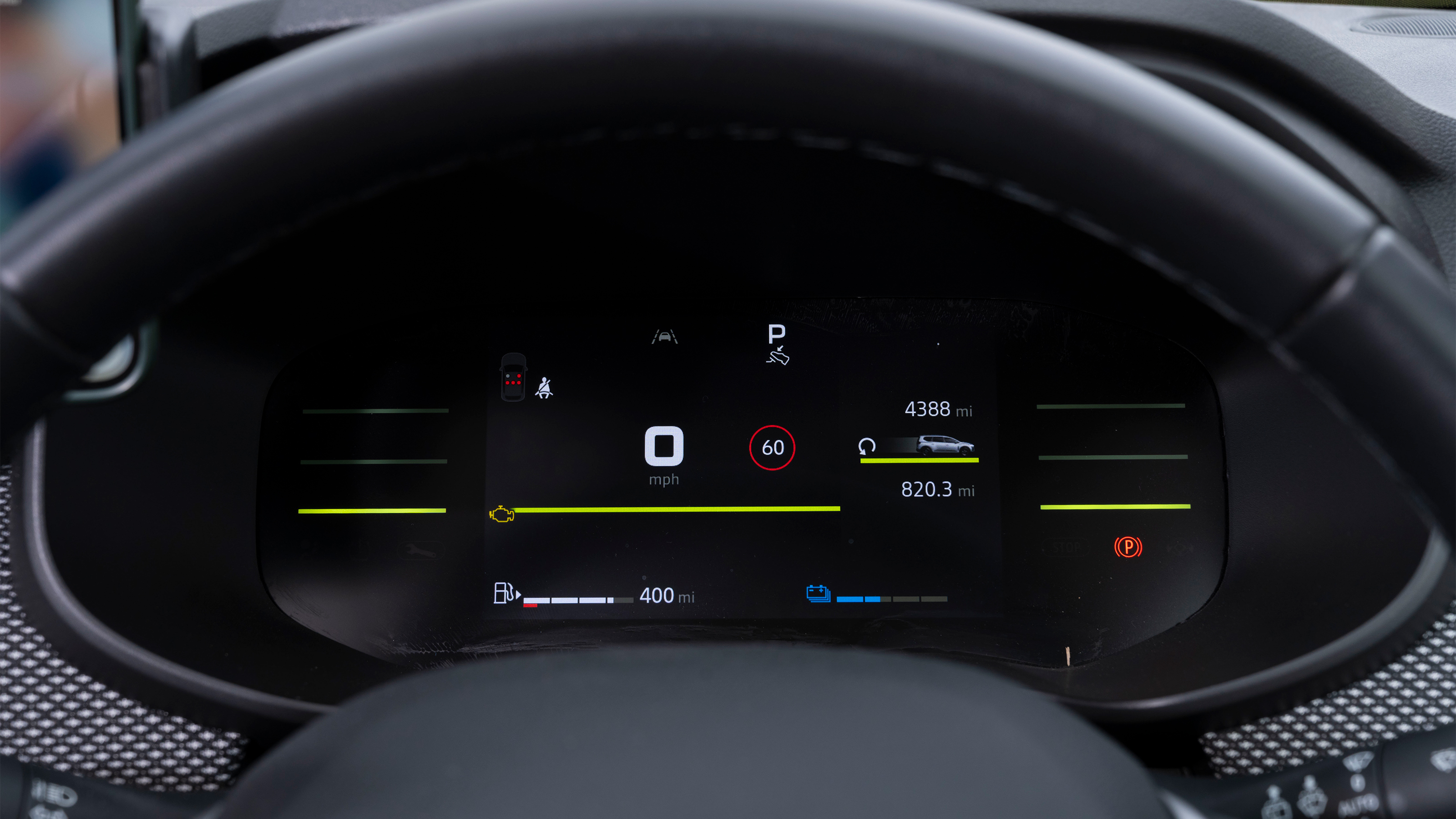 Dacia Jogger - driver display