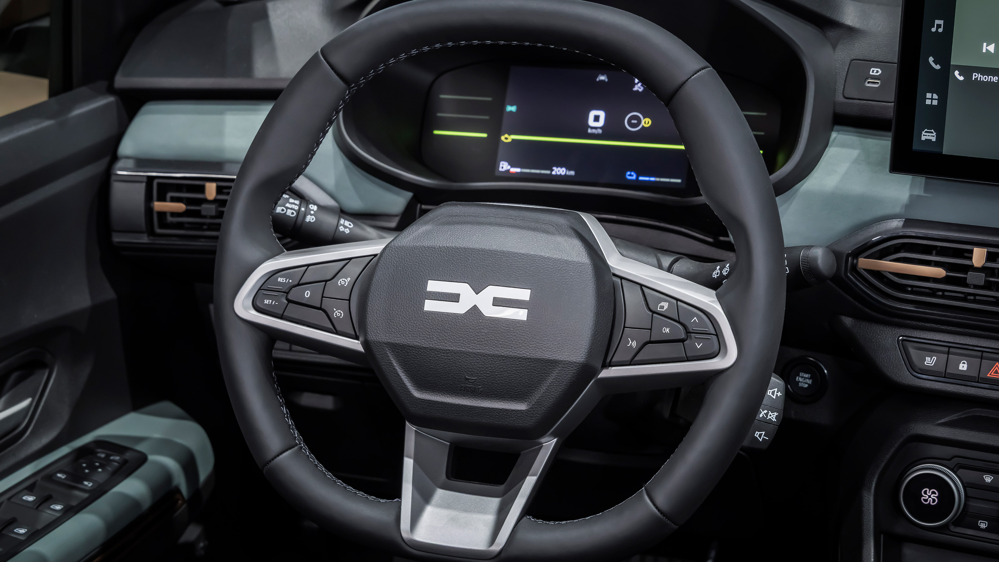 Dacia Jogger facelift - steering wheel