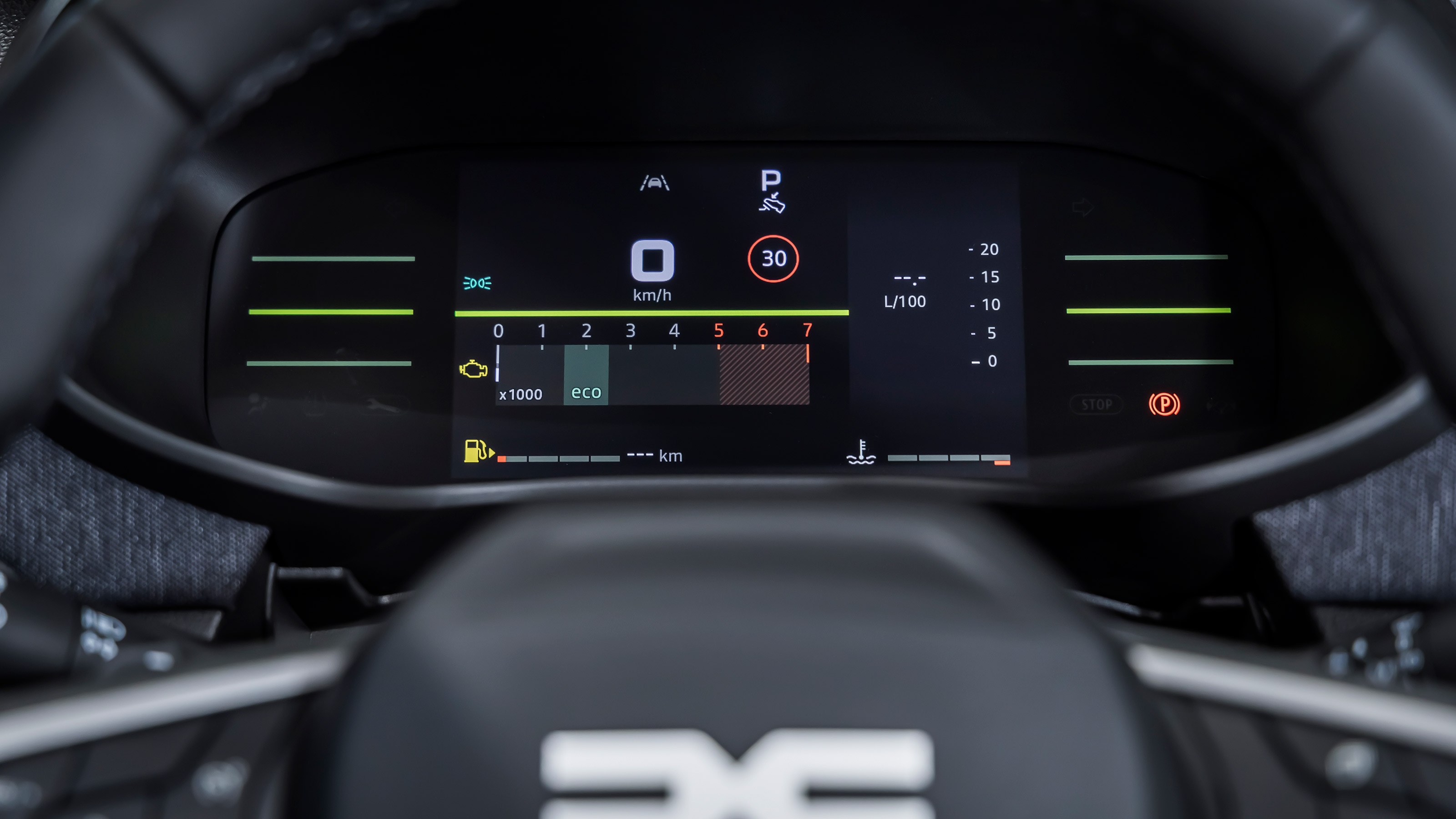 Dacia Sandero facelift - dials