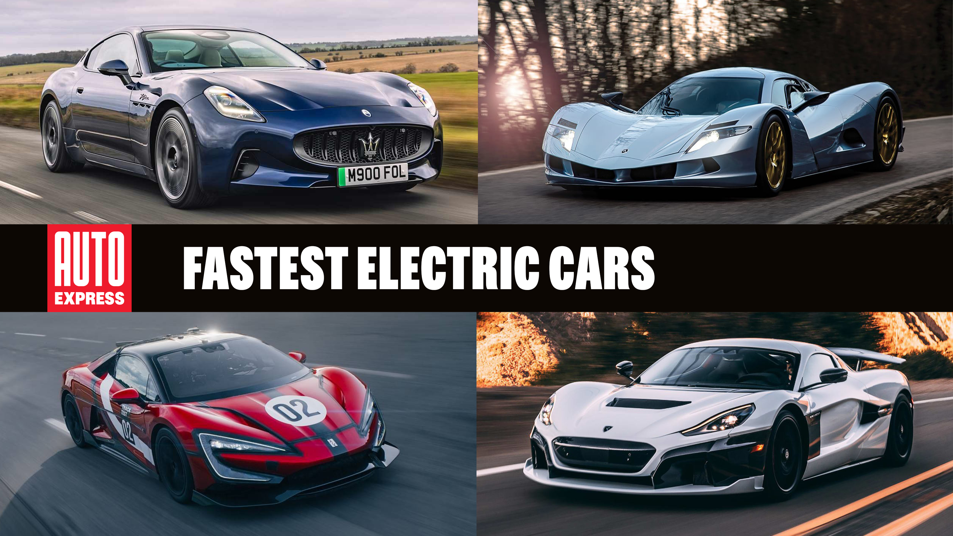 Fastest electric cars in the world - header image 