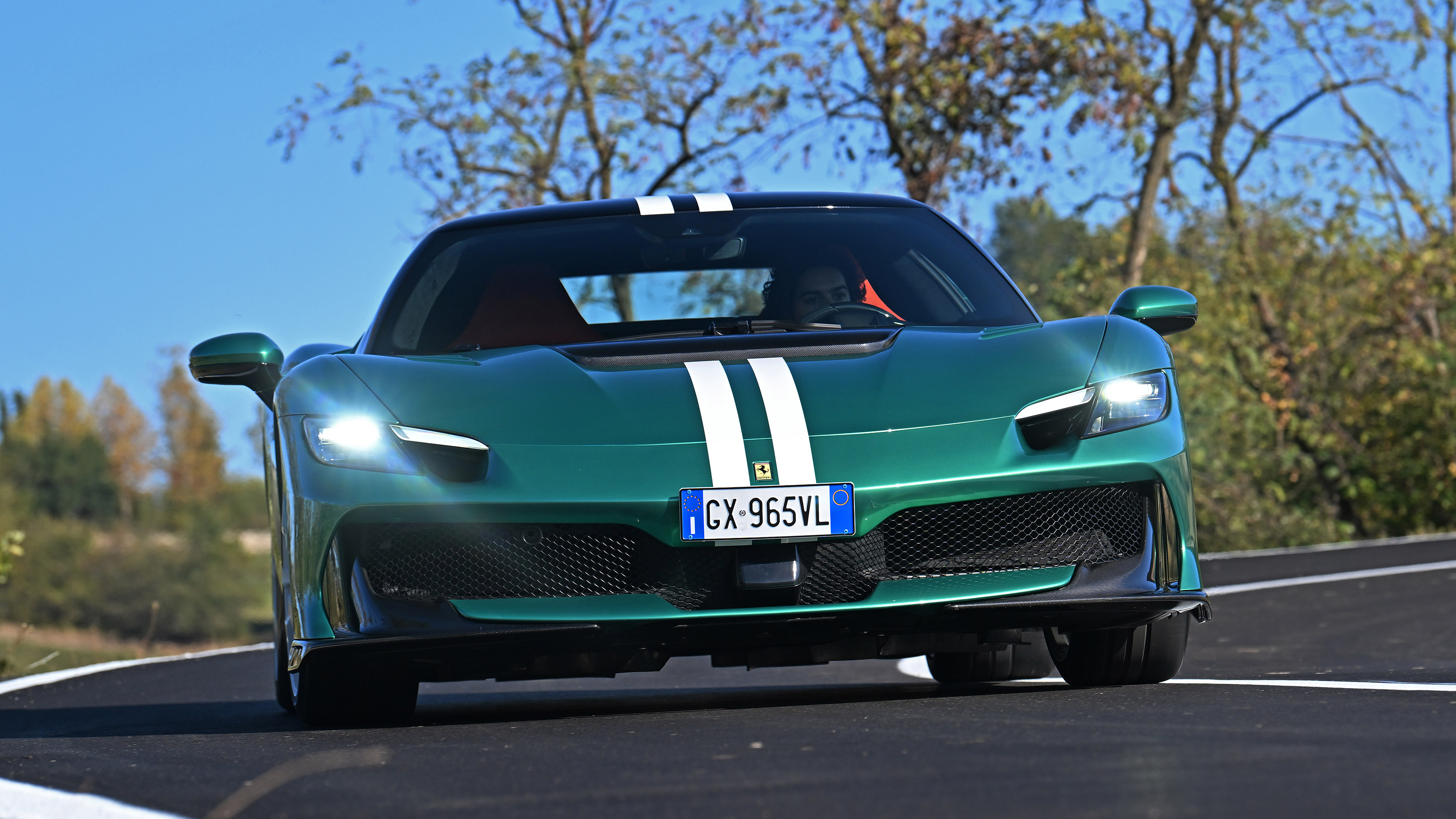 Ferrari 296 Speciale - front cornering