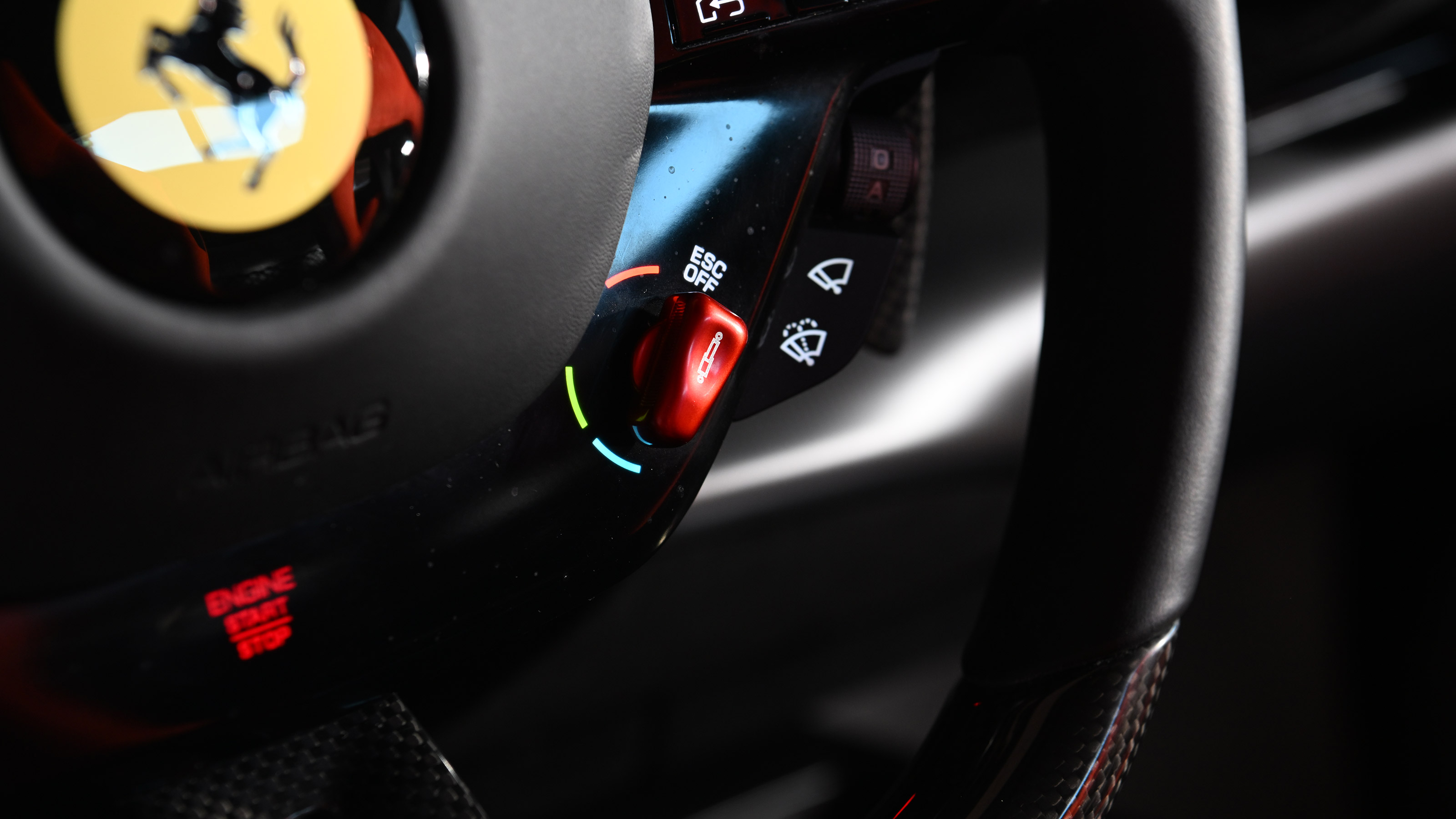 Ferrari 296 Speciale - steering wheel detail