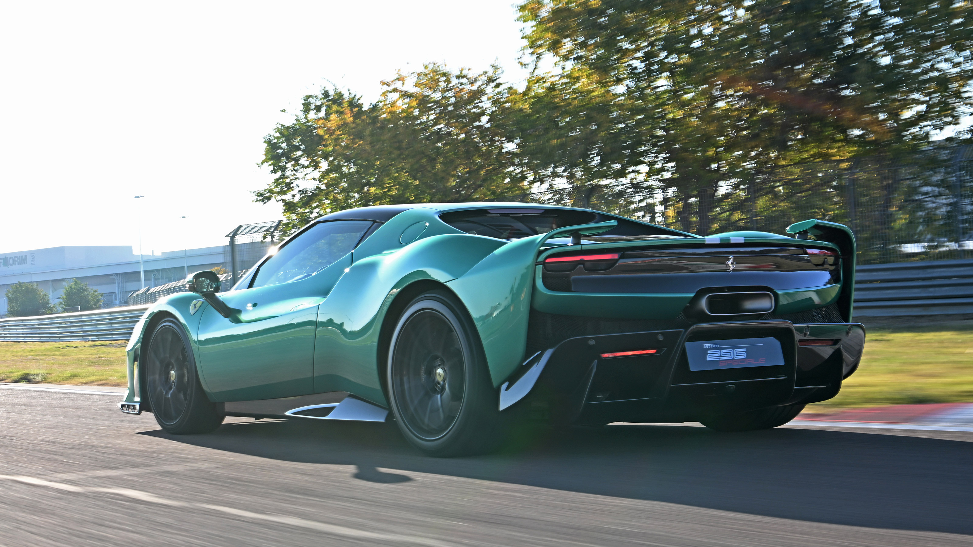 Ferrari 296 Speciale - rear track