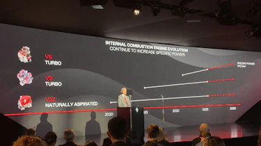 Ferrari engine plans