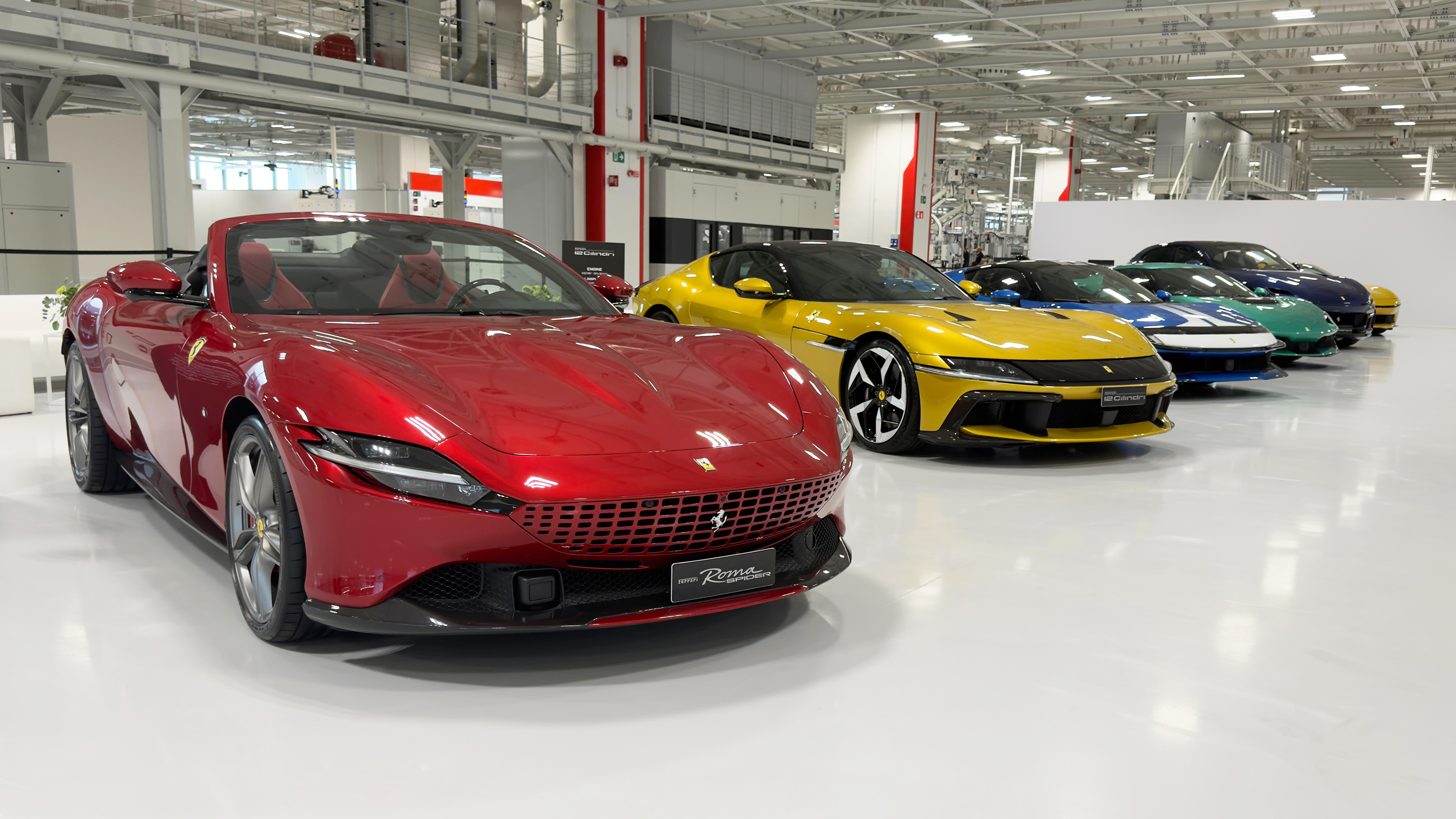 Ferrari line-up