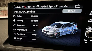Honda Civic Type R - infotainment