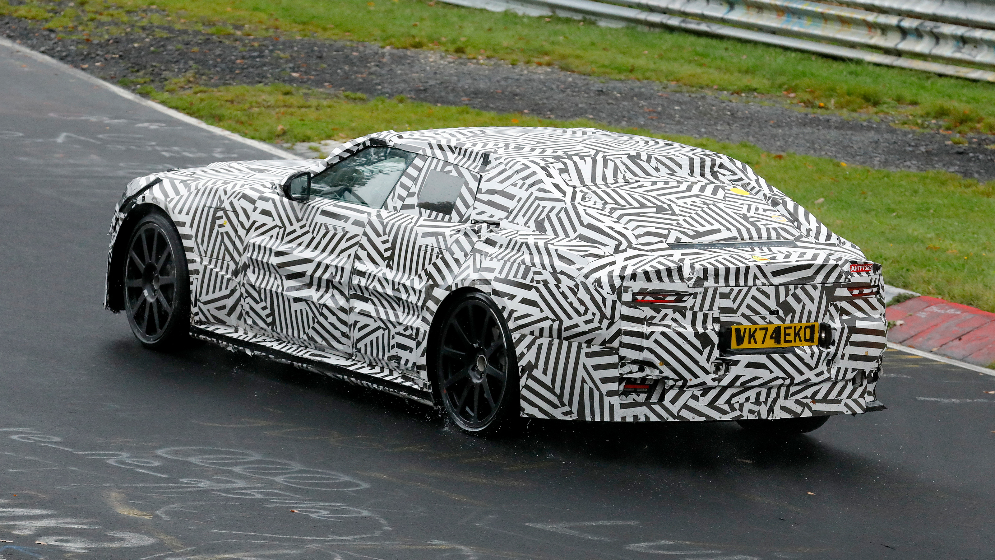 Jaguar Type GT coupe test car rear